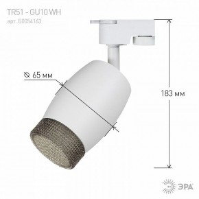 Светильник на штанге Эра  TR51 - GU10 WH в Соликамске - solikamsk.ok-mebel.com | фото 4