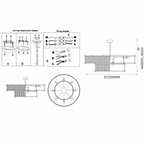 Светильник на штанге Imperiumloft RH Marais Round Chandelier 40,2668 в Соликамске - solikamsk.ok-mebel.com | фото 11