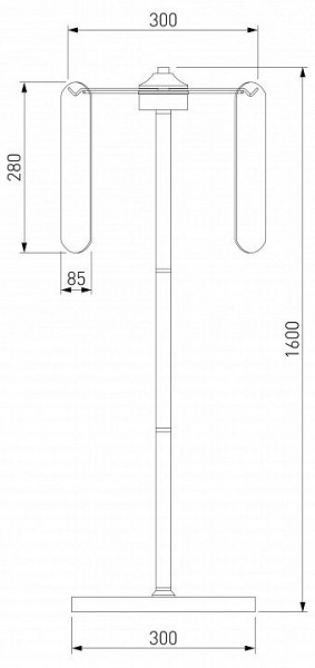 Торшер Eurosvet Claire 01171/3 золото в Соликамске - solikamsk.ok-mebel.com | фото 3