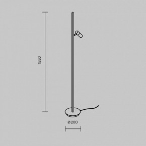 Торшер Maytoni Thin MOD395FL-L28BS3K в Соликамске - solikamsk.ok-mebel.com | фото 4