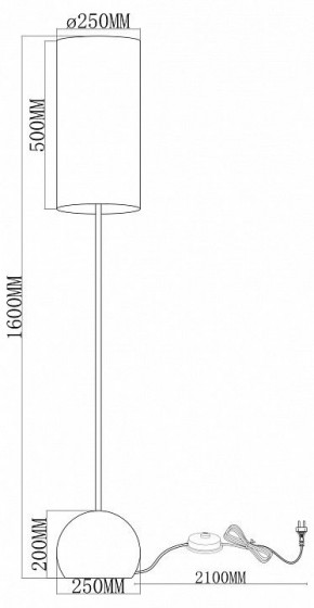 Торшер Moderli Flint V11590-1F в Соликамске - solikamsk.ok-mebel.com | фото 2