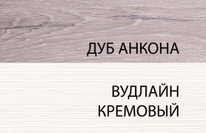 Тумба 1S, OLIVIA, цвет вудлайн крем/дуб анкона в Соликамске - solikamsk.ok-mebel.com | фото 3