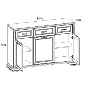 Тумба 3D3S, MONAKO, цвет Сосна винтаж/дуб анкона в Соликамске - solikamsk.ok-mebel.com | фото 2