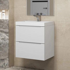 Тумба под раковину Uperwood Tanos 50 см, подвесная, белая матовая в Соликамске - solikamsk.ok-mebel.com | фото