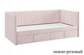 ТВИКС Кровать (софа) с ящиками 900 (нежно-розовый) в Соликамске - solikamsk.ok-mebel.com | фото