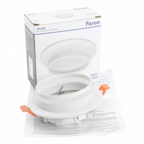 Встраиваемый светильник Feron DL502 51089 в Соликамске - solikamsk.ok-mebel.com | фото 9