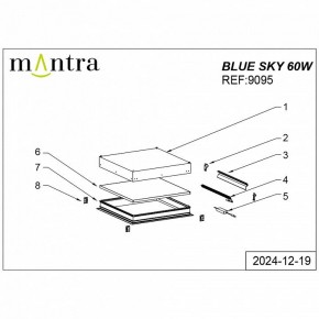 Встраиваемый светильник Mantra Blue Sky 9095 в Соликамске - solikamsk.ok-mebel.com | фото 5