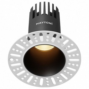 Встраиваемый светильник Maytoni Dip DL120-10W-2.7K-TRS-B в Соликамске - solikamsk.ok-mebel.com | фото