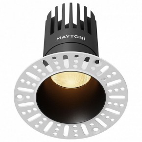 Встраиваемый светильник Maytoni Dip DL122-15W-2.7K-TRS-B в Соликамске - solikamsk.ok-mebel.com | фото
