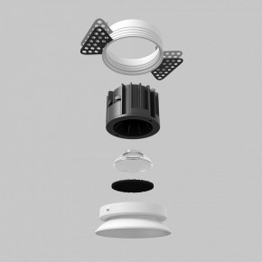 Встраиваемый светильник Maytoni Round DL058-12W2.7K-TRS-W в Соликамске - solikamsk.ok-mebel.com | фото 5