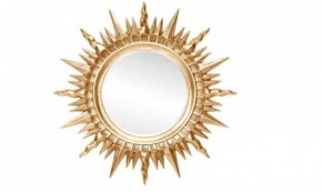 Зеркало круглое золото (1810(1) в Соликамске - solikamsk.ok-mebel.com | фото 1